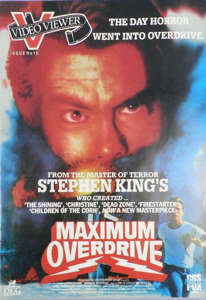 VIDEO VIEWER USA magazine side cover Issue 10   1987