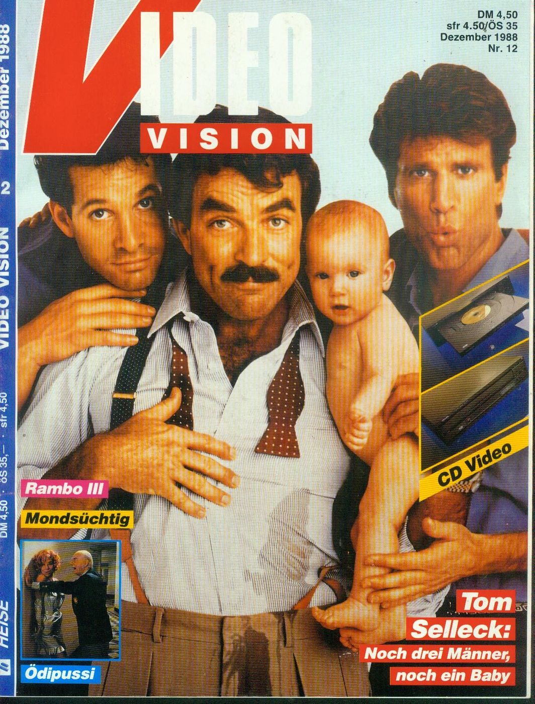 VIDEO VIS magazine side cover Issue 12 December 1988