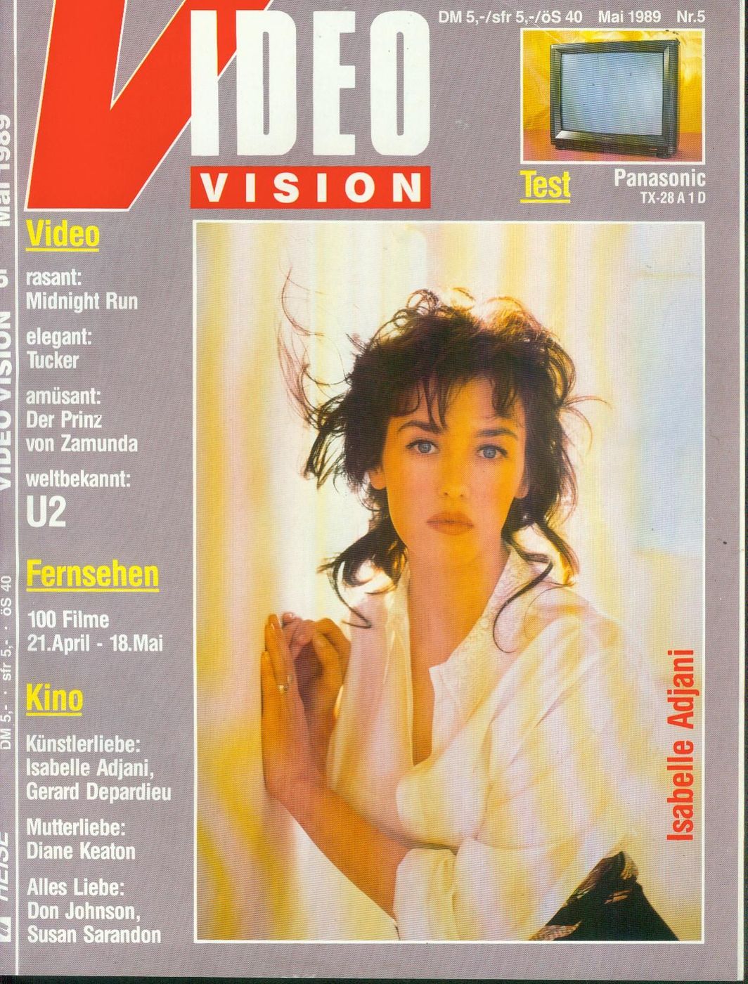 VIDEO VIS magazine side cover Issue 5  May 1989