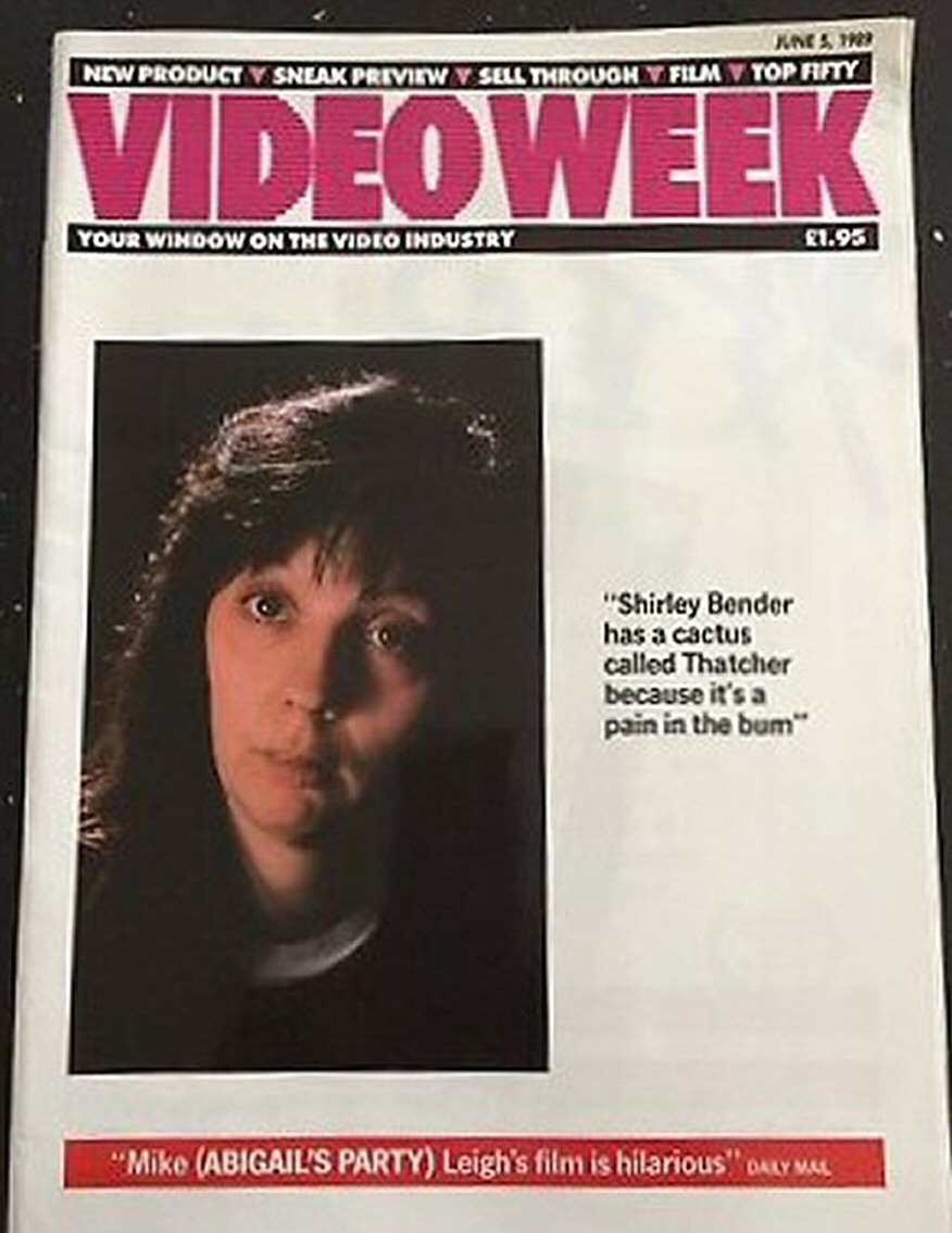 VIDEO WEEK magazine side cover 5 June 1989