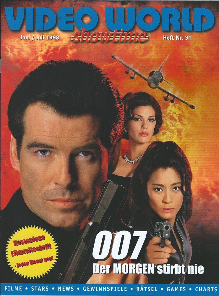 VIDEO WORLD (DE) magazine side cover Issue 31 June/July 1998