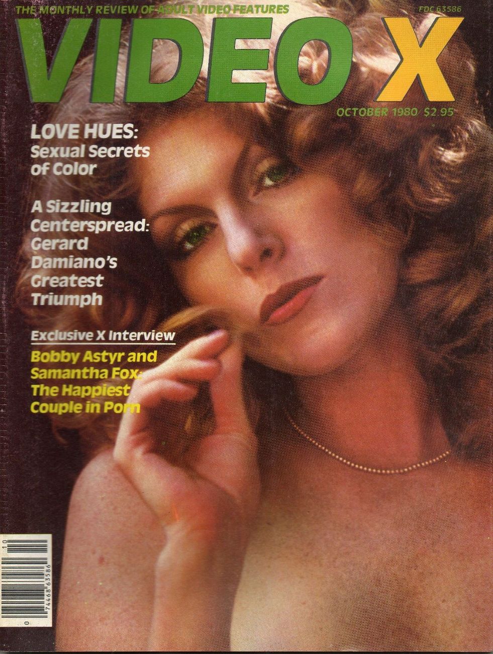 VIDEO-X magazine side cover  Vol 1 # 8 October 1980