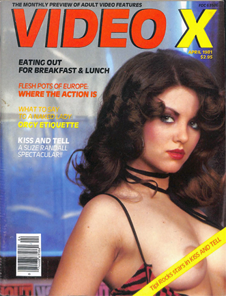 VIDEO-X magazine side cover April 1981