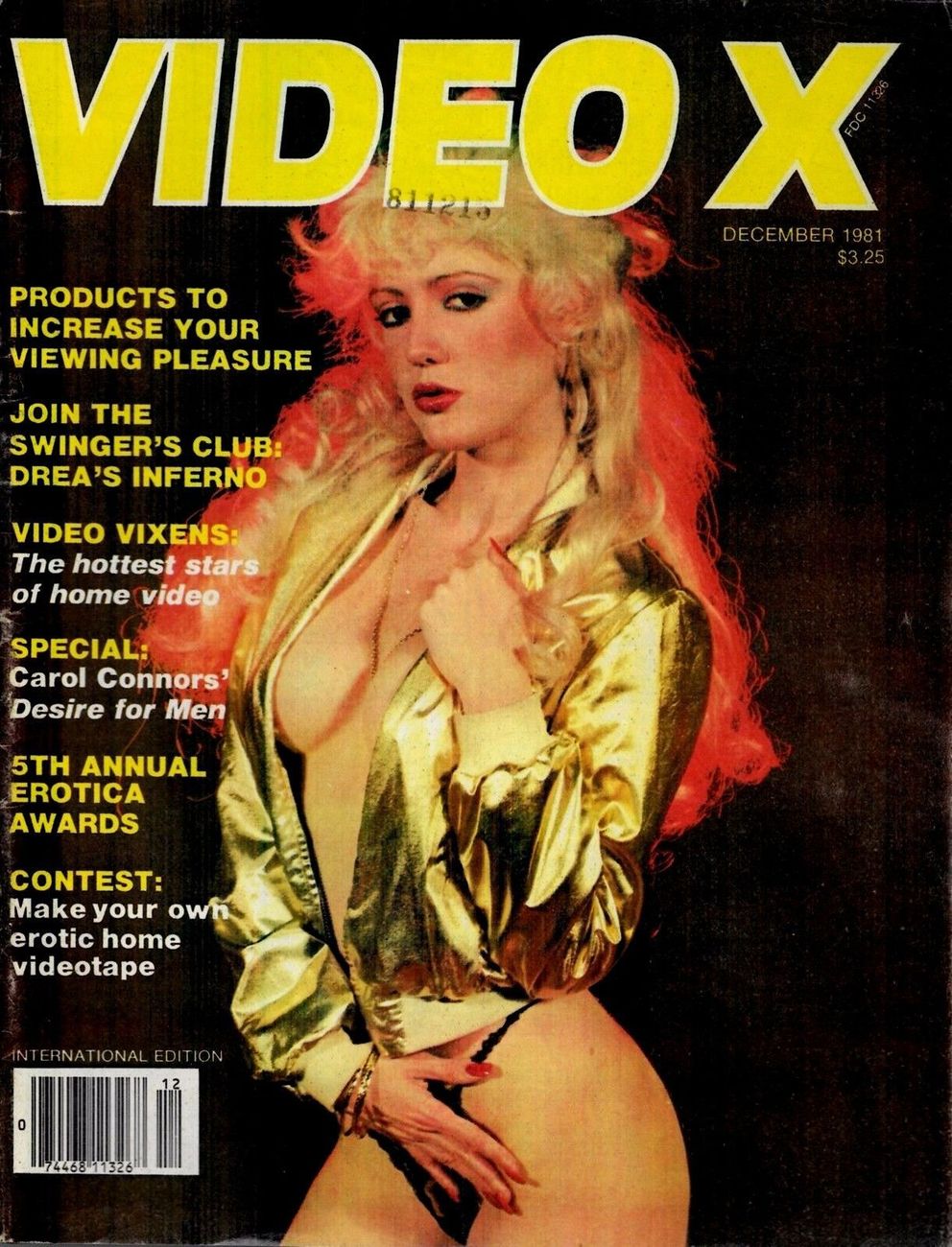 VIDEO-X magazine side cover  Vol 2 # 10 December 1981