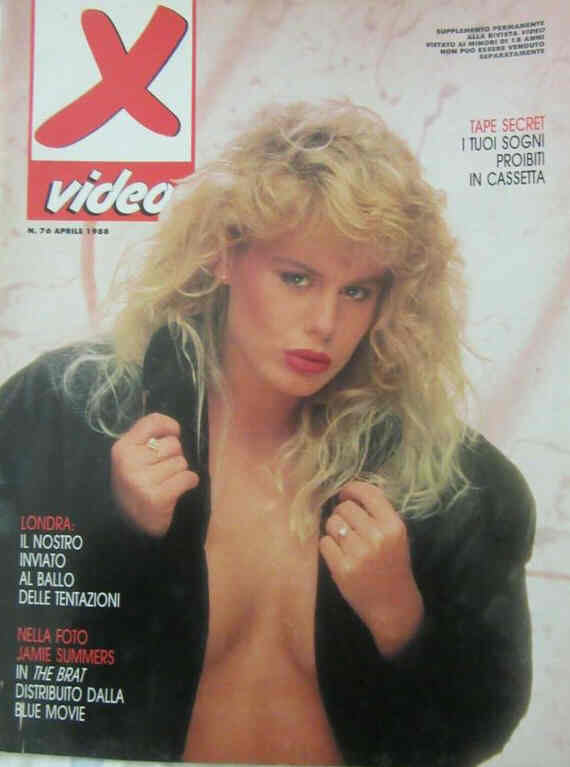 VIDEO X (ITALY) magazine side cover Issue 76  April 1988