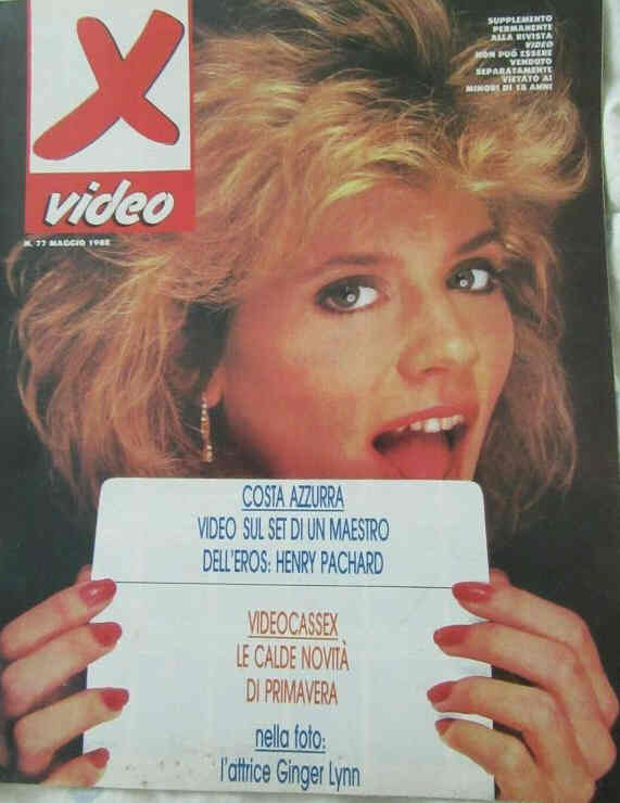 VIDEO X (ITALY) magazine side cover Issue 77  May 1988