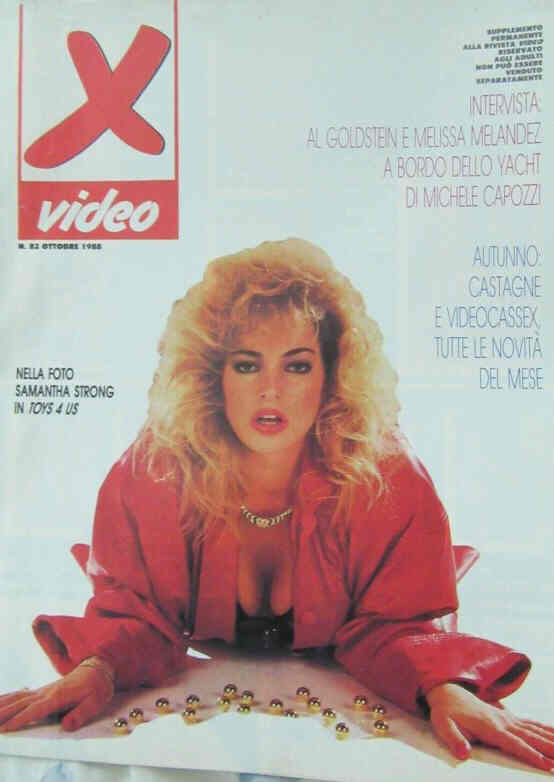 VIDEO X (ITALY) magazine side cover Issue 82  October 1988
