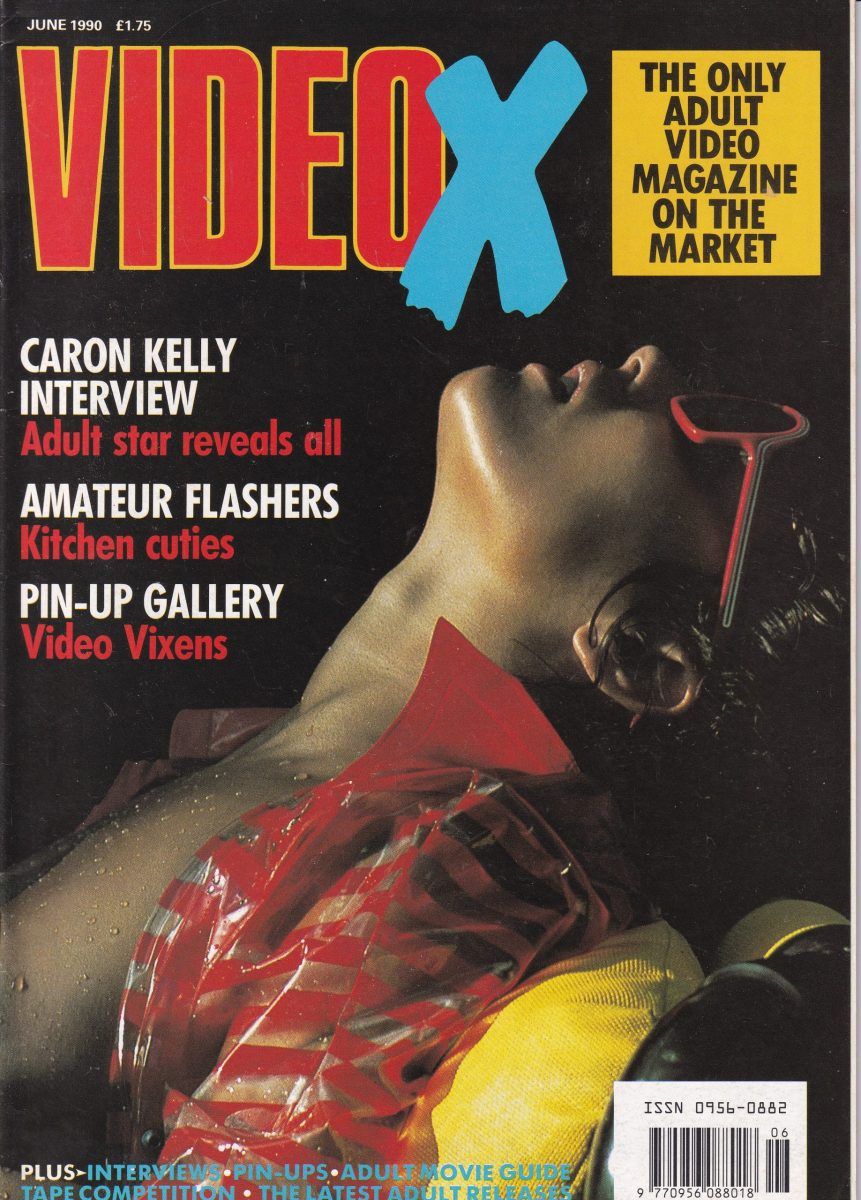 VIDEO X(UK) magazine side cover  June 1990