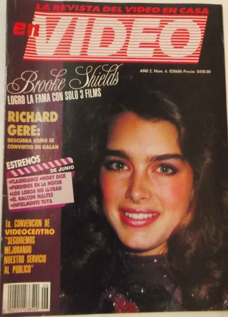 VIDEO Y CINE magazine side cover  Vol 2 No  6  June 1986