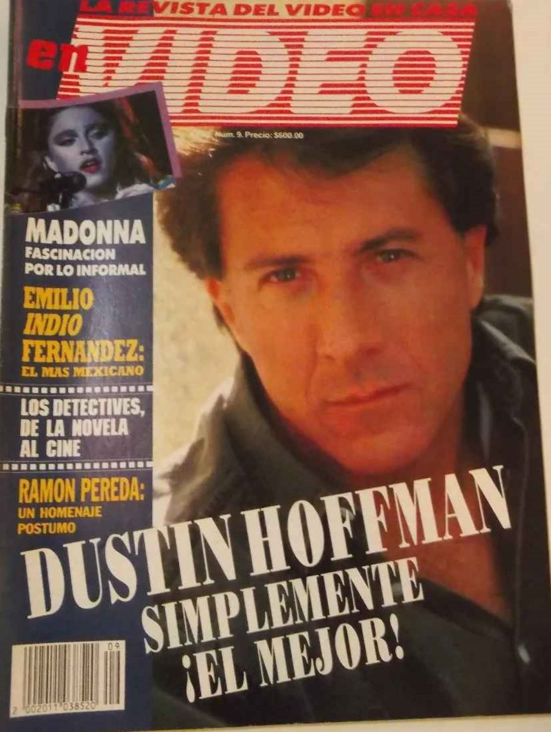 VIDEO Y CINE magazine side cover  Vol 2 No  9  September 1986