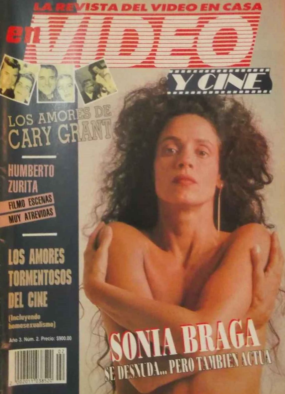 VIDEO Y CINE magazine side cover  Vol 3 No  2  February 1987