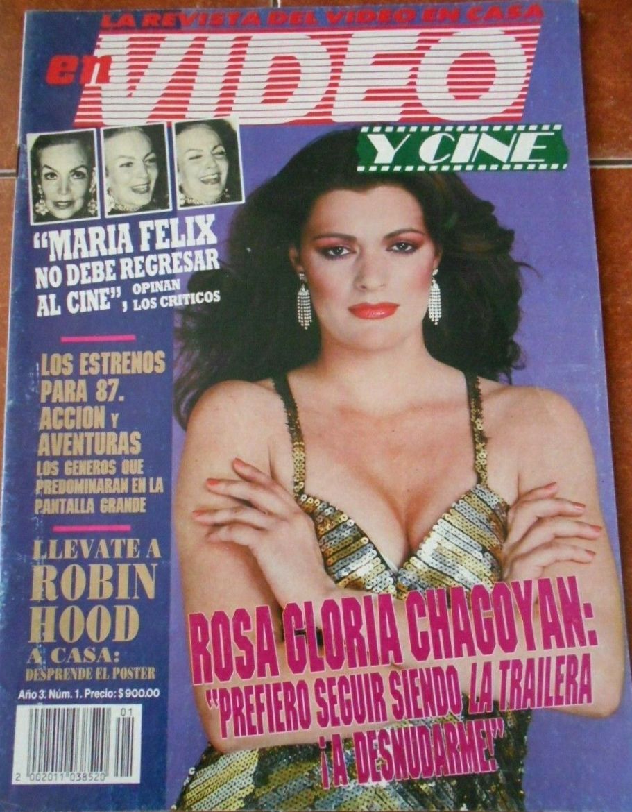 VIDEO Y CINE magazine side cover  Vol 3 No  1   1987