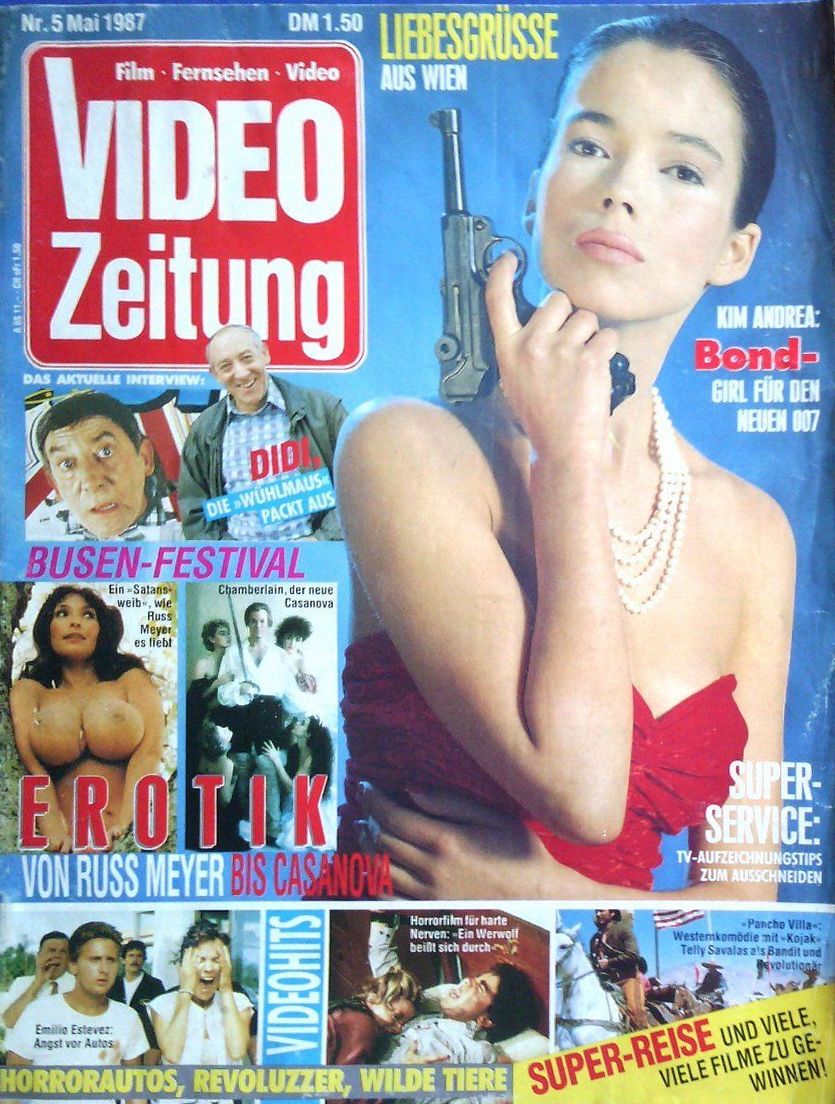 VIDEO ZEITUNG magazine side cover May 1987