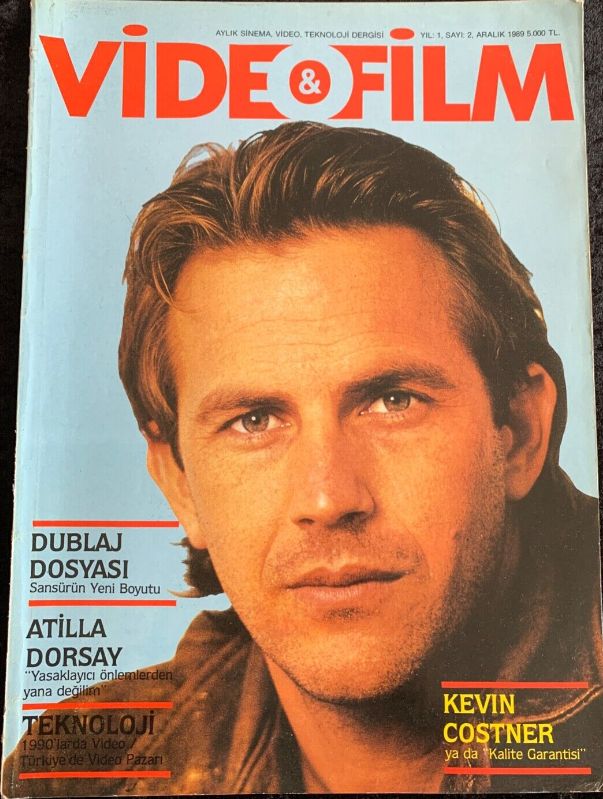 VIDEO AND FILM magazine side cover Issue 2  Vol 1 No  2  December 1989