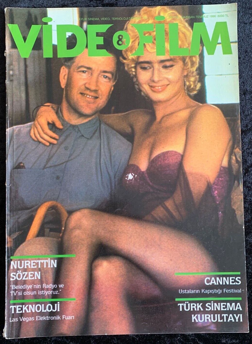VIDEO AND FILM magazine side cover Issue 5  June/July 1990