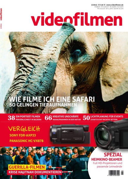 VIDEOFILMEN magazine side cover Issue 5  2015