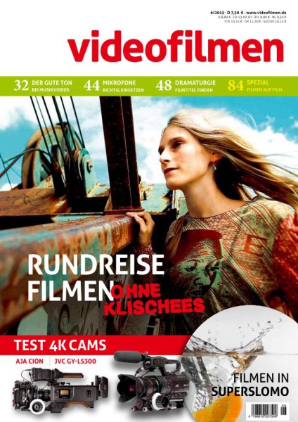 VIDEOFILMEN magazine side cover Issue 6  2015