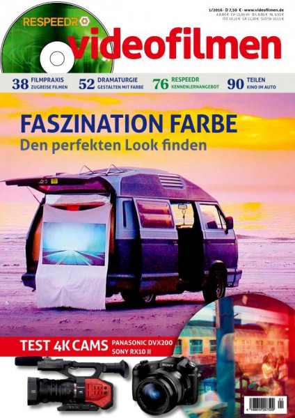 VIDEOFILMEN magazine side cover Issue 1  2016