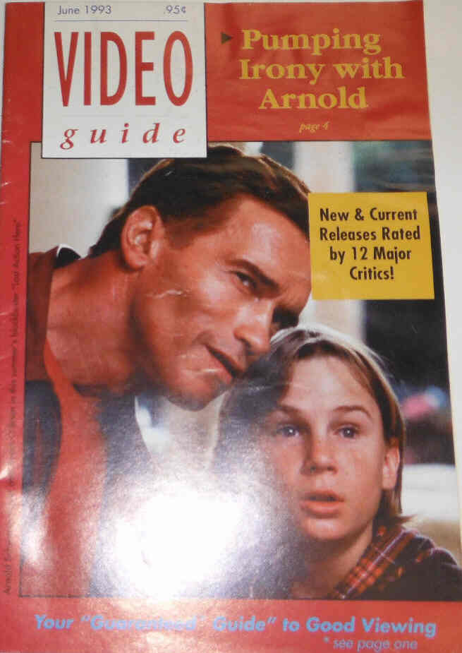 VIDEO GUIDE (USA) magazine side cover June 1993