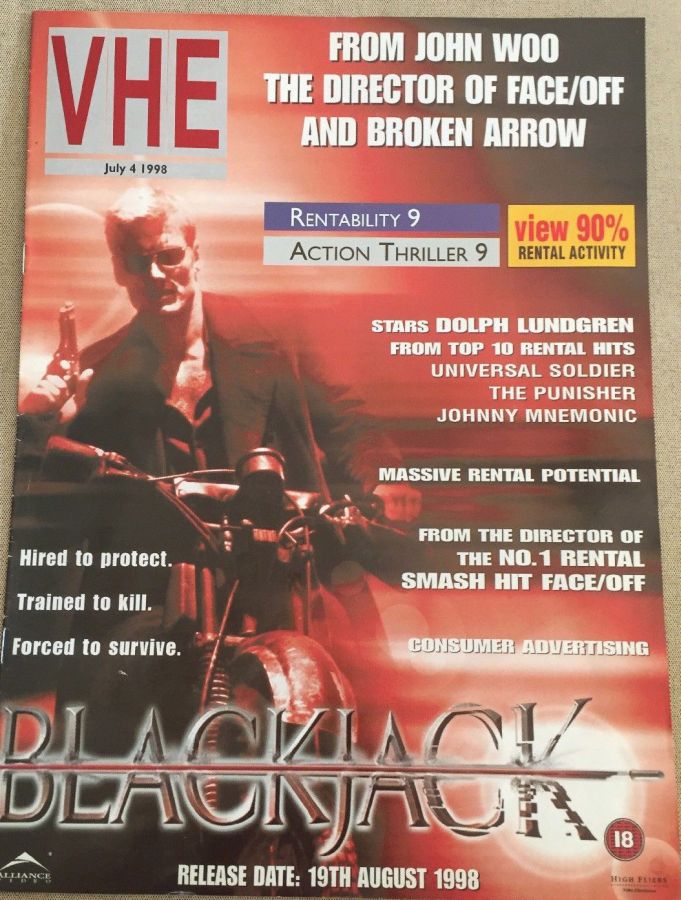 VIDEO HOME ENTERTAINMENT magazine side cover 4 July 1998