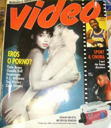 VIDEO (It) magazine side cover  June 1992