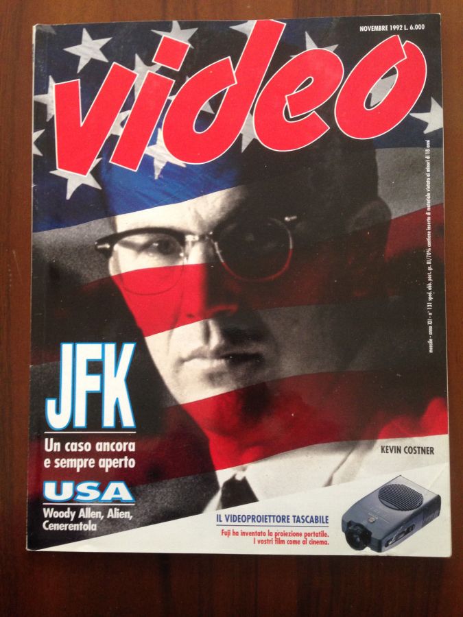 VIDEO (It) magazine side cover  November 1992