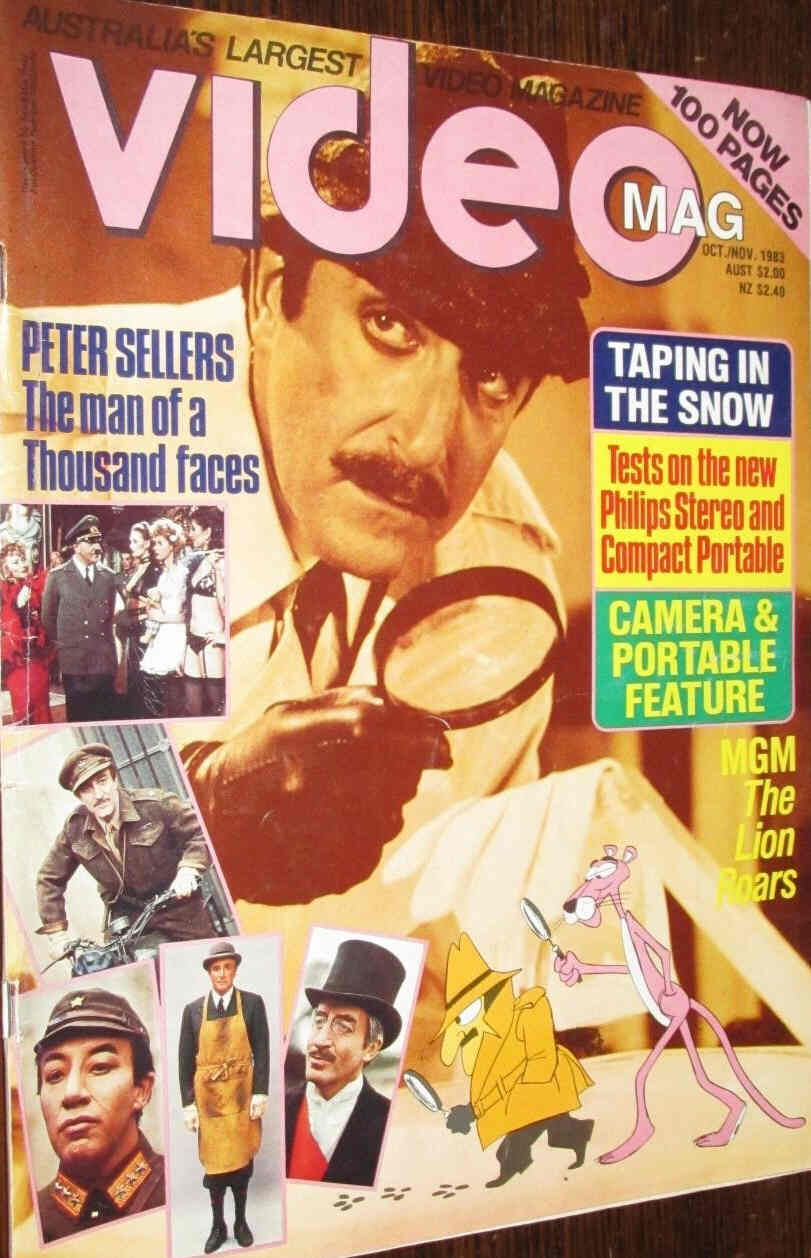 VIDEO MAG magazine side cover October/November 1983