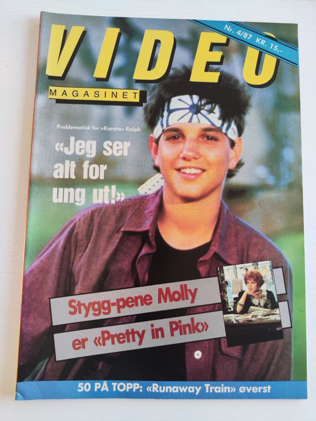 VIDEO MAGASINET magazine side cover Issue 4   1987