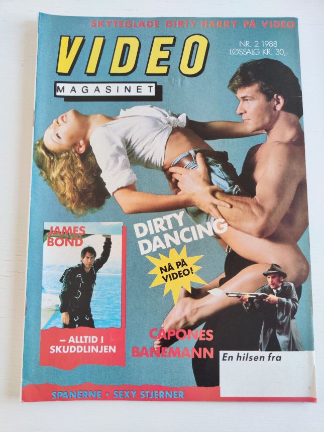 VIDEO MAGASINET magazine side cover Issue 2   1988