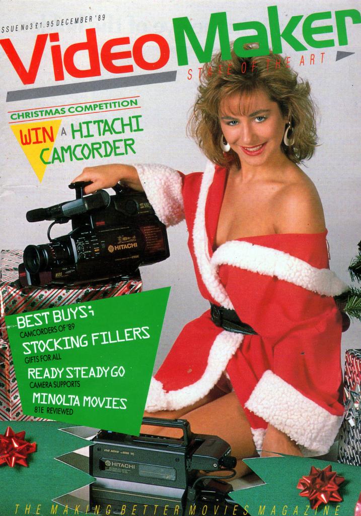 VIDEO MAKER magazine side cover Issue 3 December 1989