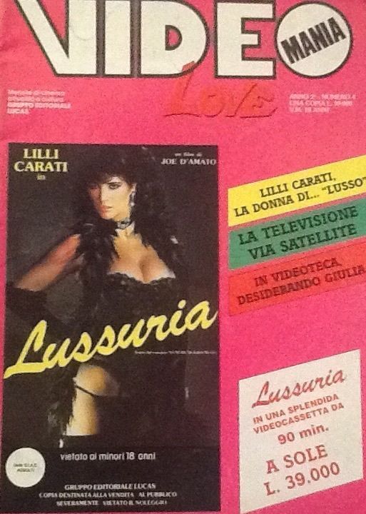 VIDEO MANIA magazine side cover Issue 4  1987
