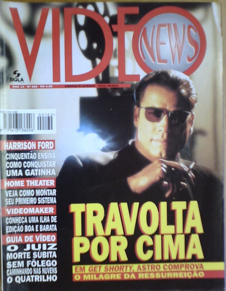 VIDEO NEWS (Br) magazine side cover Issue 162  1996
