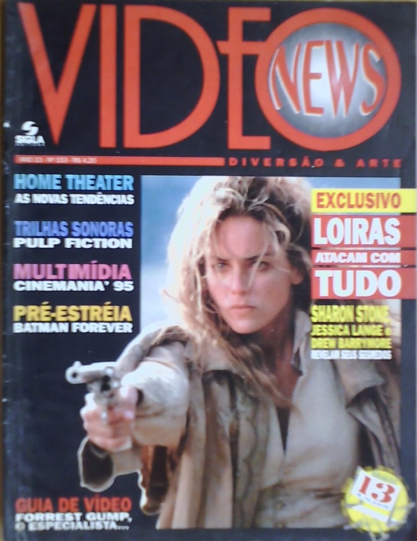 VIDEO NEWS (Br) magazine side cover Issue 153  1995
