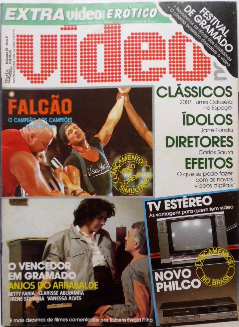 VIDEO NEWS (Br) magazine side cover Issue 59  1987