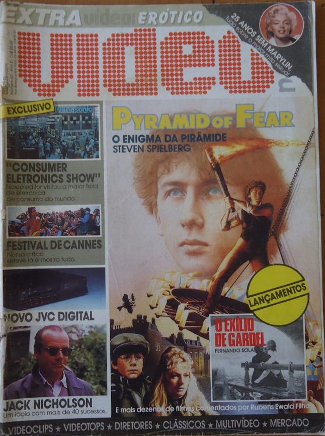 VIDEO NEWS (Br) magazine side cover Issue 60  1987