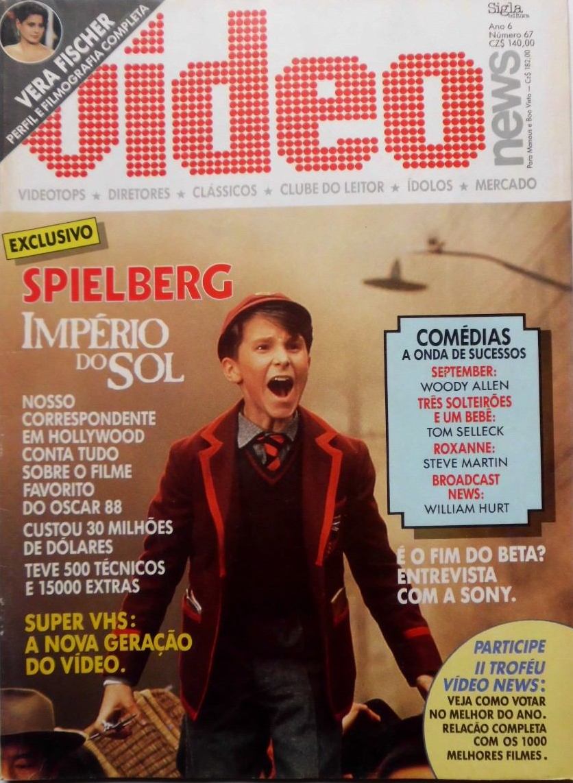 VIDEO NEWS (Br) magazine side cover Issue 67  1987