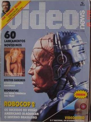 VIDEO NEWS (Br) magazine side cover Issue 97  1990