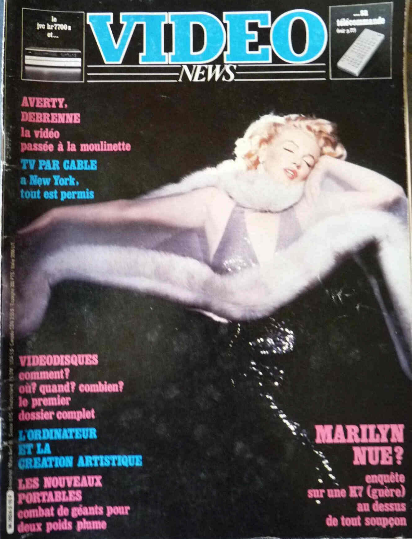VIDEO NEWS magazine side cover Issue 2 March/April 1981