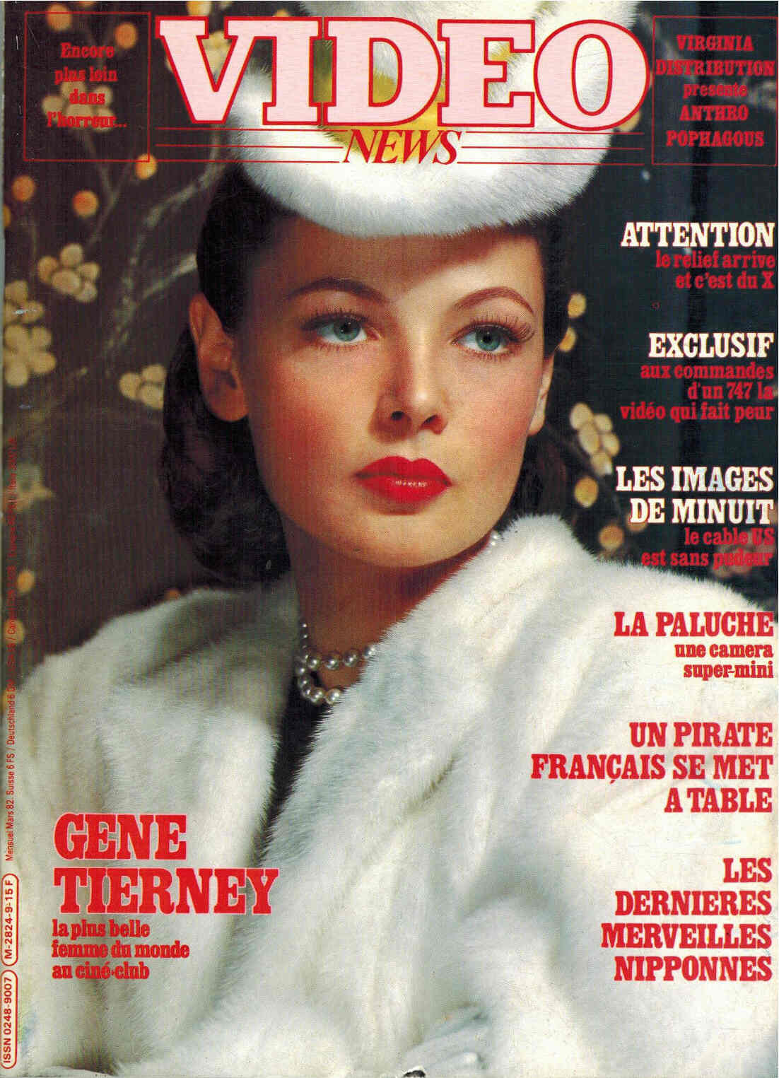 VIDEO NEWS magazine side cover Issue 9 March 1982