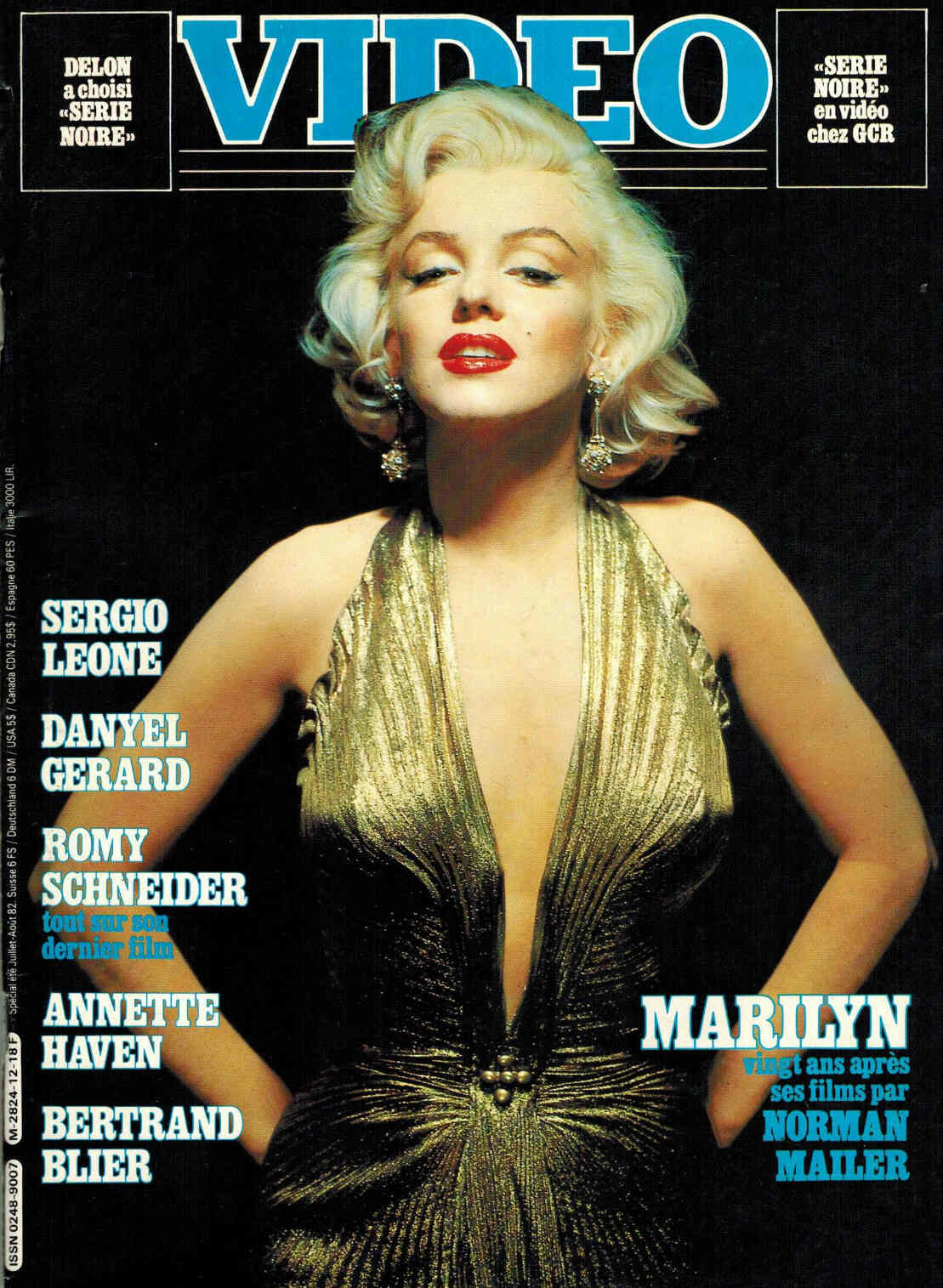 VIDEO NEWS magazine side cover Issue 12 July/August 1982