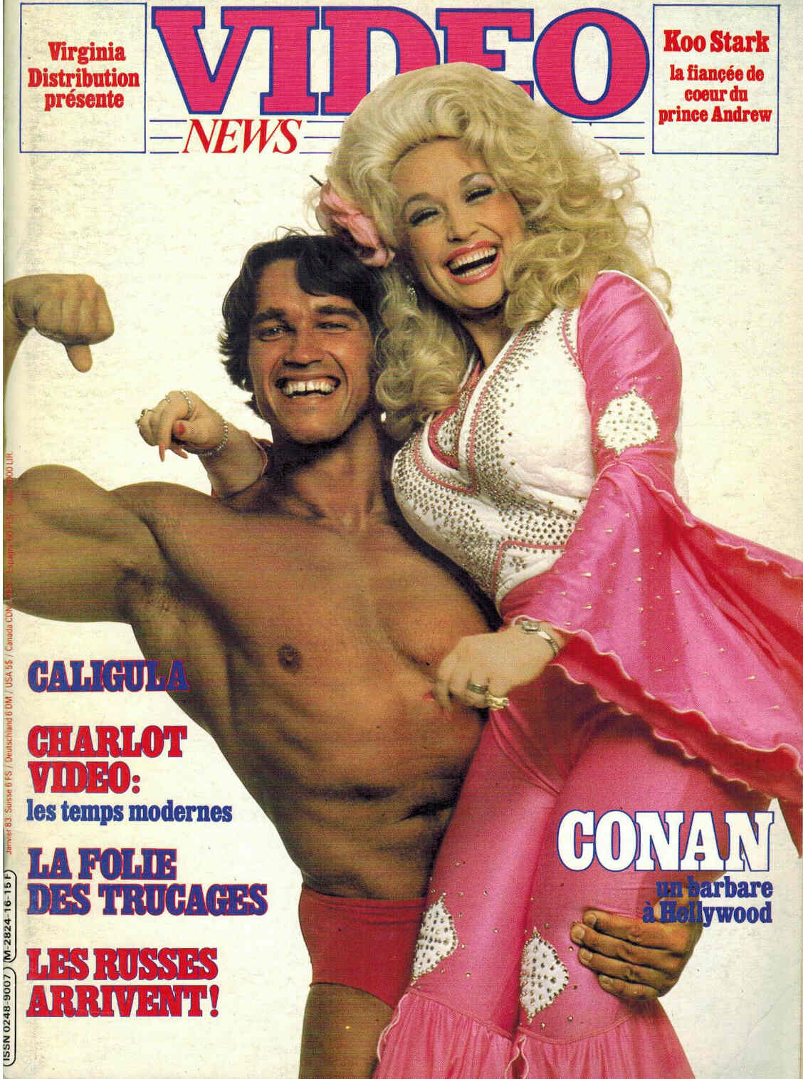 VIDEO NEWS magazine side cover Issue 16 January 1983