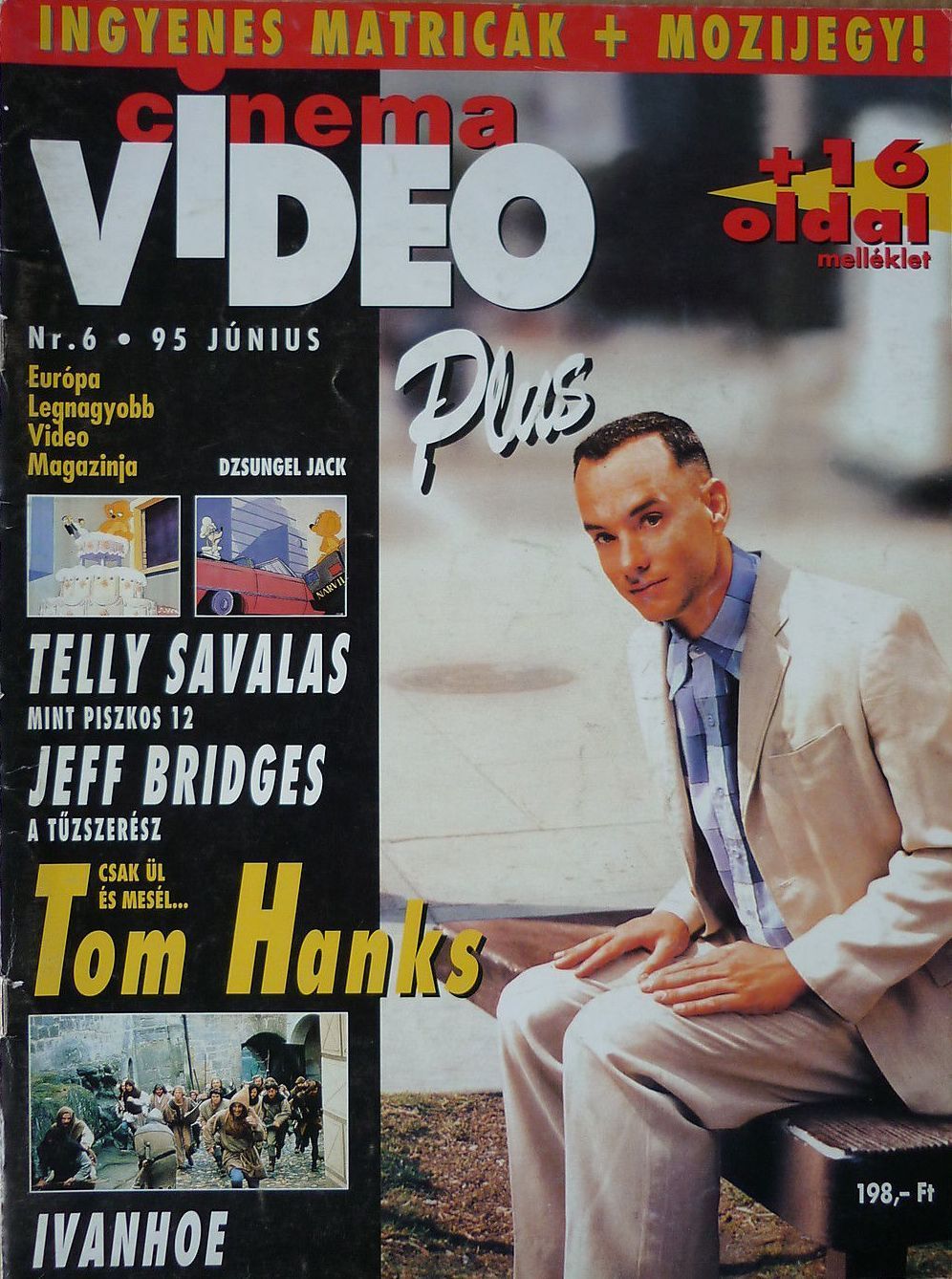 VIDEO PLUS (HU) magazine side cover Issue 6 June 1995