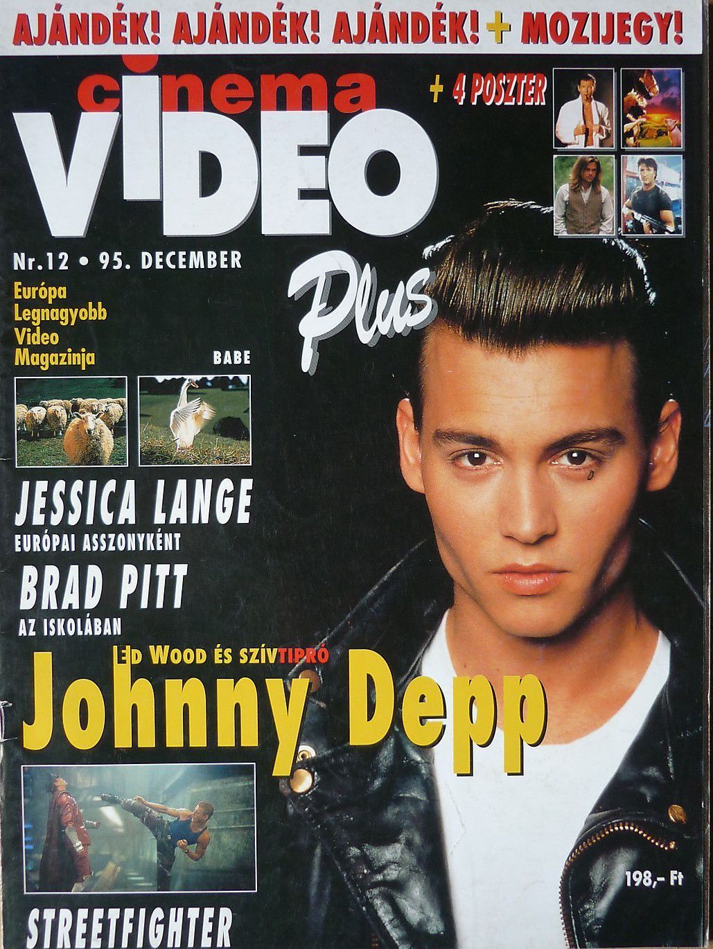 VIDEO PLUS (HU) magazine side cover Issue 12 December 1995