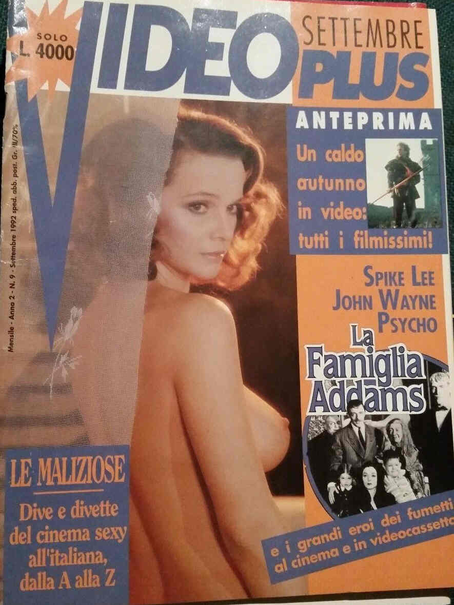 VIDEO PLUS (It) magazine side cover September 1992