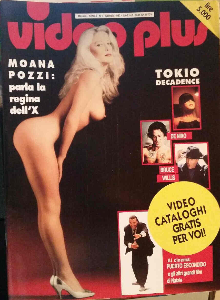 VIDEO PLUS (It) magazine side cover January 1993