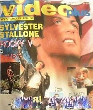 VIDEO PLUS (SK) magazine side cover January 1993