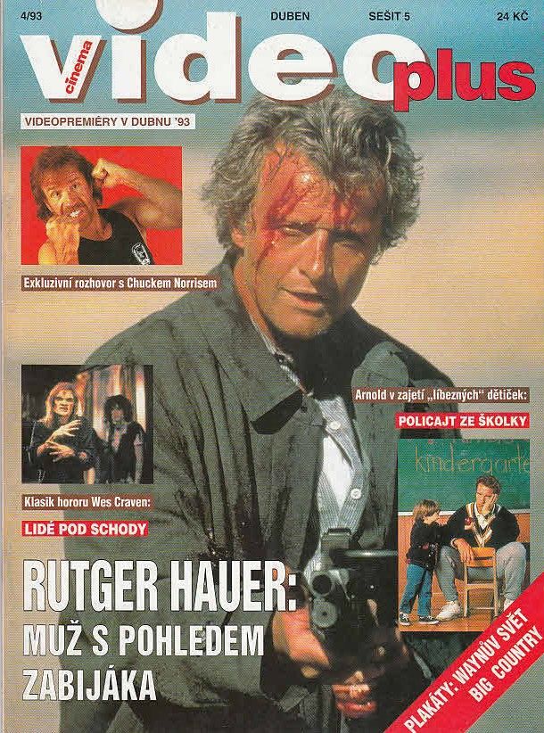 VIDEO PLUS (SK) magazine side cover April 1993