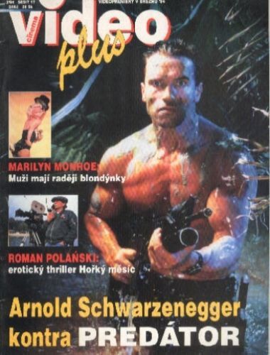 VIDEO PLUS (SK) magazine side cover March 1994