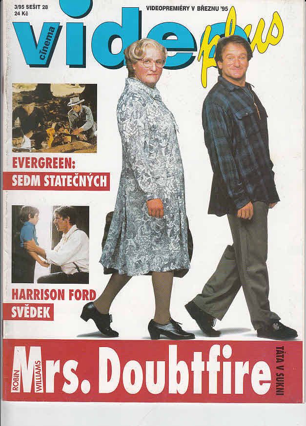 VIDEO PLUS (SK) magazine side cover March 1995