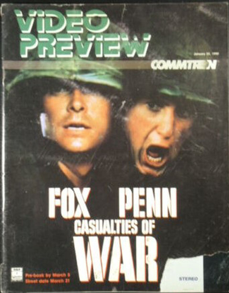 VIDEO PREVIEW magazine side cover  January 1990